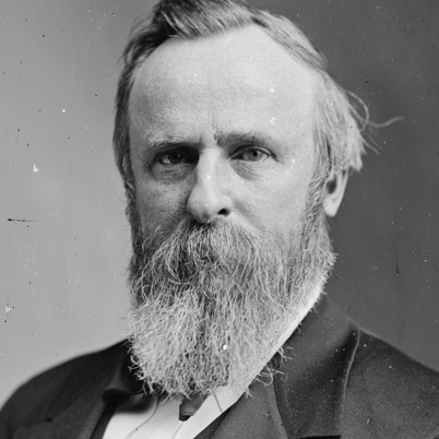 Rutherford B(eardly) Hayes.