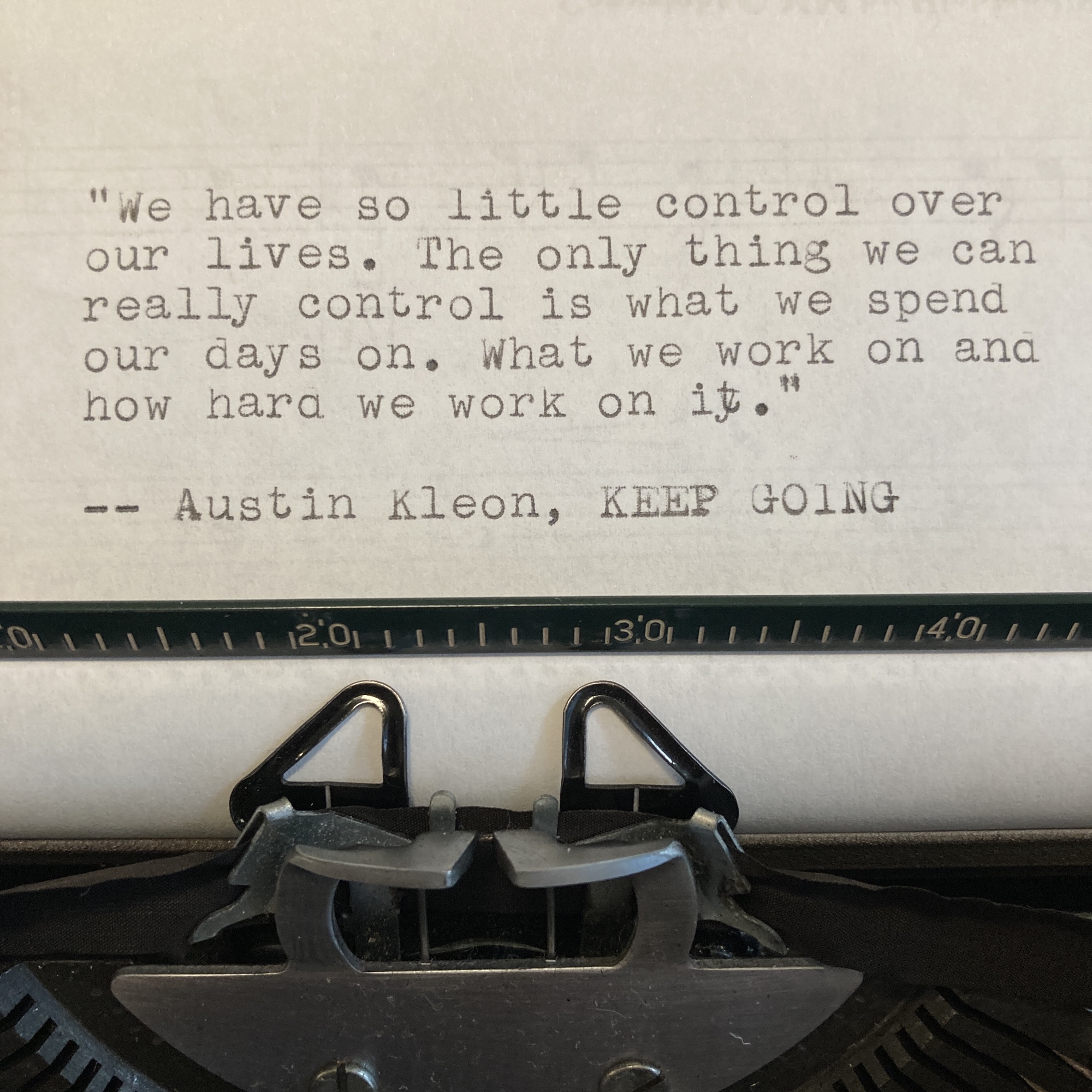 Introducing ‘One Typed Quote’ – Chad Comello
